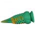 OgazR Octopuss - Suction Cup Tentacle Dildo - 21 cm (Green-Yellow)