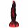 OgazR Hell Dong - Ridged Dildo with Suction Cup - 20 cm (Black-Red) 