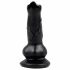 Animalhorn - Dog Penis Dildo - 12cm (Black) 