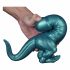 Toppedmonster - Dinosaur Silicone Dildo - 26 cm (Turquoise) 