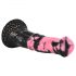 Bad Horse - Silicone Horse Gear Dildo - 18cm (black-pink)