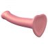 Strap-on-me Metallic M - Skin Friendly Dildo (Metallic Pink) 