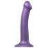 Strap-on-me Metallic Shine M - Skin-Friendly Dildo (Metallic Purple) 