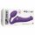 Strap-on-me M - Strapless Strap-on Vibrator (Purple) 