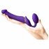 Strap-on-me M - Strapless Strap-on Vibrator (Purple) 