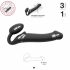 Strap-on-me M - Attachable Vibrator - Medium (Black) 