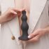 Strap-on-me Beads S - Beaded Dildo with Base (Black) 