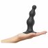 Strap-on-me Beads M - Beaded Dildo with Base (Black) 