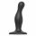 Strap-on-me Curvy Small - Wavy, Suction Cup Dildo (Black) 