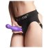 Strap-on-me Curvy S - Wavy, Suction Cup Dildo (Purple) 