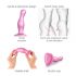 Wavy Stand-alone Dildo (Pink) 