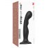 Strap-on-me P&G M - Curved Dildo with Base (Black) 