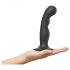 Strap-on-me P&G M - Curved Dildo with Base (Black) 