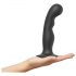 P&G L - Curved, Suction Cup Dildo (Black) 