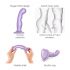 Strap-on-me P&G S - Curved, Suction Cup Dildo (Purple) 