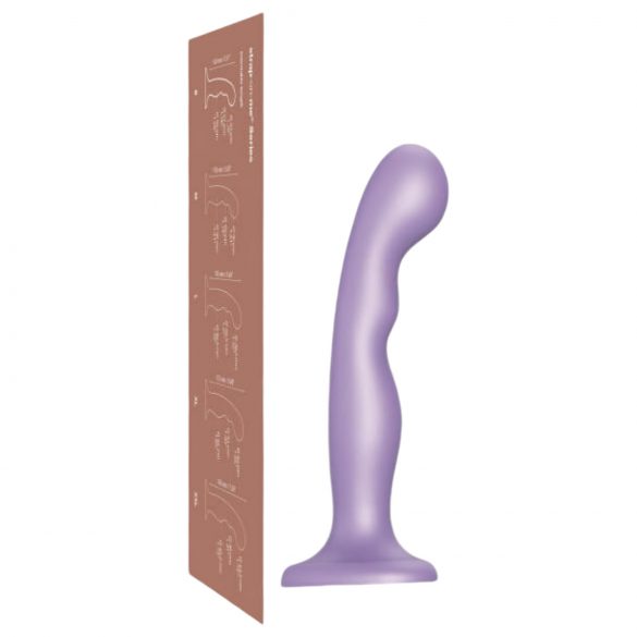 Strap-on-me P&G M - Curved Dildo with Base (Purple) 