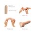 Strap-on-me S - Two-layer, Stand-up Realistic Dildo (Natural) 