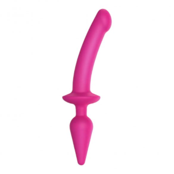 Strap-on-me Switch Semi-Realistic L - 2-in-1 Silicone Dildo (Pink) 