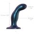 Strap-on-me Snaky M - Curved Anal Dildo (Metallic Blue)