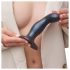 Strap-on-me Snaky M - Curved Anal Dildo (Metallic Blue)