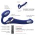 Strap-on-me S - Wearable Airwave Vibrator in Blue