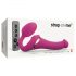 Strap-on-me S - Wearable Air Pulse Vibrator - Small (Pink) 