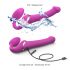 Strap-on-me S - Wearable Air Pulse Vibrator - Small (Pink) 