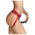 Strap-on compatible underwear - XS-XXL (red) 