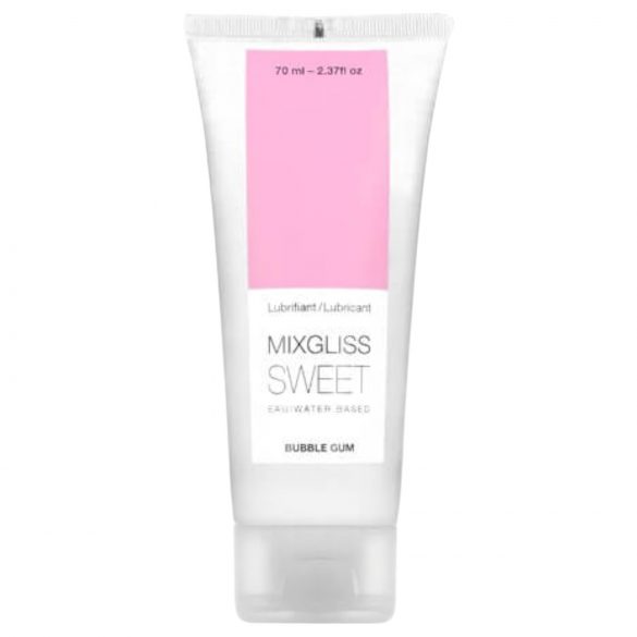 Mixgliss Sweet Bubble Gum - Water-Based Lubricant - Gum (70ml) 