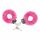 Love to Love Attach Me - Plush Handcuffs (Pink) 