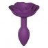 Love to Love Open Roses S - Silicone Anal Dildo (Purple) 