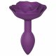 Love to Love Open Roses S - Silicone Anal Dildo (Purple) 