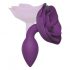 Love to Love Open Roses S - Silicone Anal Dildo (Purple) 