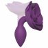 Love to Love Open Roses S - Silicone Anal Dildo (Purple) 