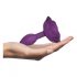 Love to Love Open Roses S - Silicone Anal Dildo (Purple) 