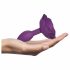 Love to Love Open Roses S - Silicone Anal Dildo (Purple) 