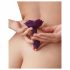 Love to Love Open Roses S - Silicone Anal Dildo (Purple) 