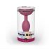 Love to Love Open Roses M - Silicone Anal Dildo (Burgundy) 