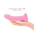 Dildolls Glitzy - Silicone Suction Cup Dildo (Pink) 