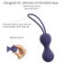 Love to Love Joia - silicone Kegel ball duo (purple)