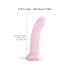 Starlight Dildo with Base - Starry (Pink) 