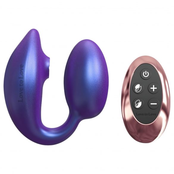 Wonderlover - Clitoral and G-spot Vibrator (Metallic Purple) 