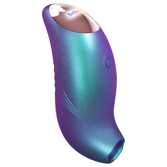 Love to Love Believer - Rechargeable, Waterproof Clitoral Stimulator (Metallic Turquoise) 