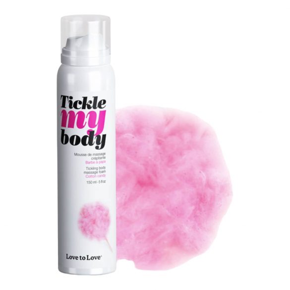 Tickle My Body Massage Foam - Cotton Candy (150ml) 