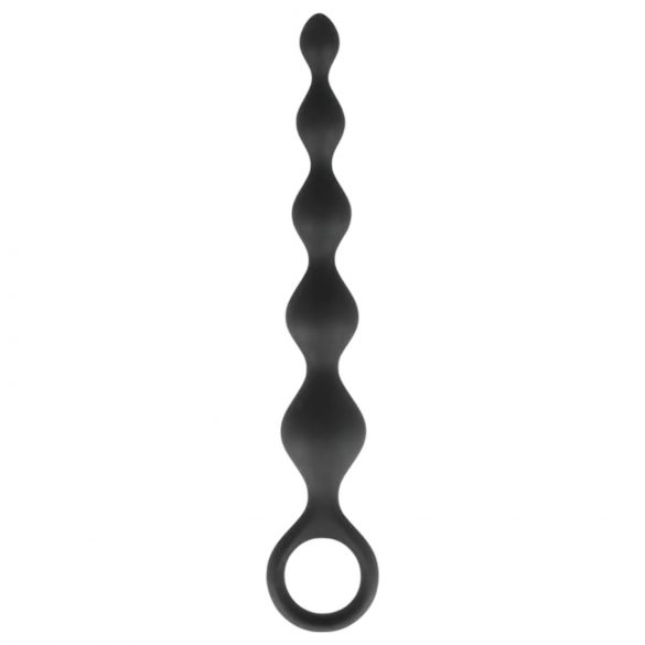 Marc Dorcel Deep Feel - Beaded Anal Dildo (Black) 