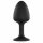 Dorcel Geisha Plug Diamond M - white jewel anal plug (black)