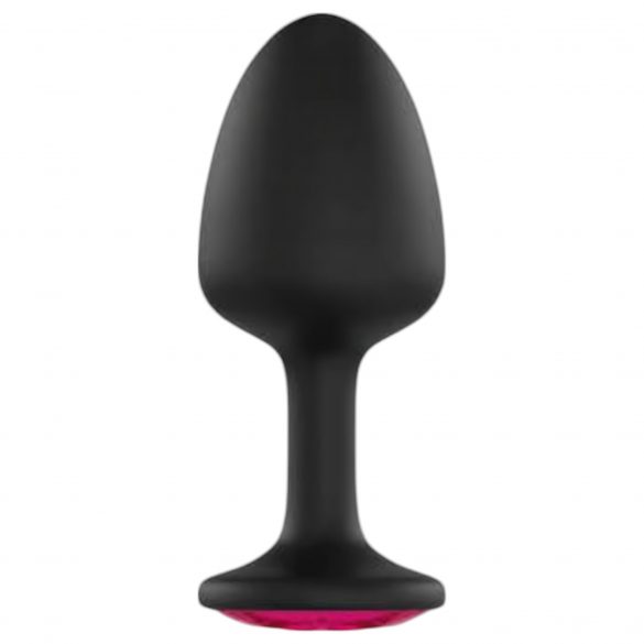 Dorcel Geisha Ruby M Plug - Pink Gem Anal Dildo (Black) 