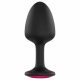 Dorcel Geisha Ruby M Plug - Pink Gem Anal Dildo (Black) 