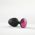 Dorcel Geisha Ruby M Plug - Pink Gem Anal Dildo (Black) 