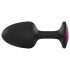 Dorcel Geisha Ruby M Plug - Pink Gem Anal Dildo (Black) 